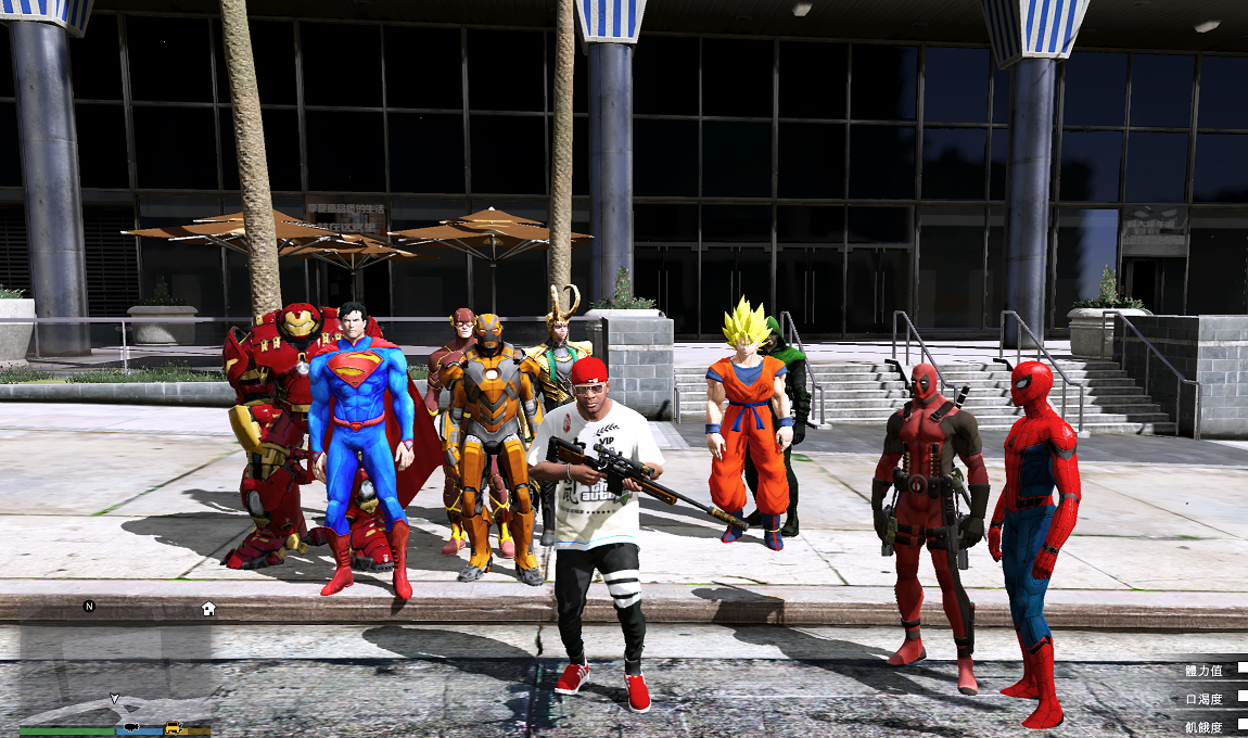 GTA5中国风（1.41整合版1300辆真车+183位美女与英雄）