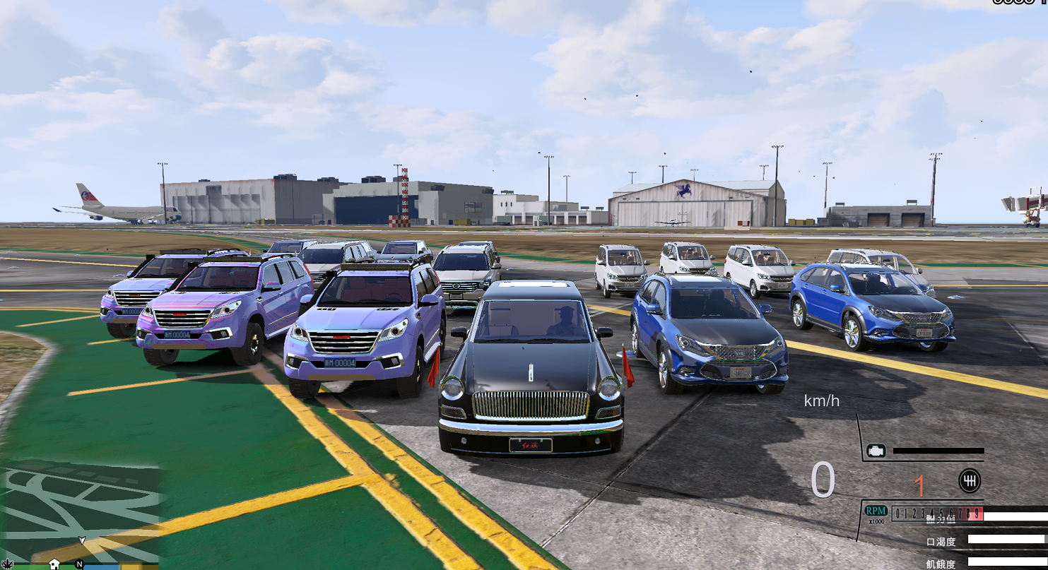 GTA5中国风（1.41整合版1300辆真车+183位美女与英雄）