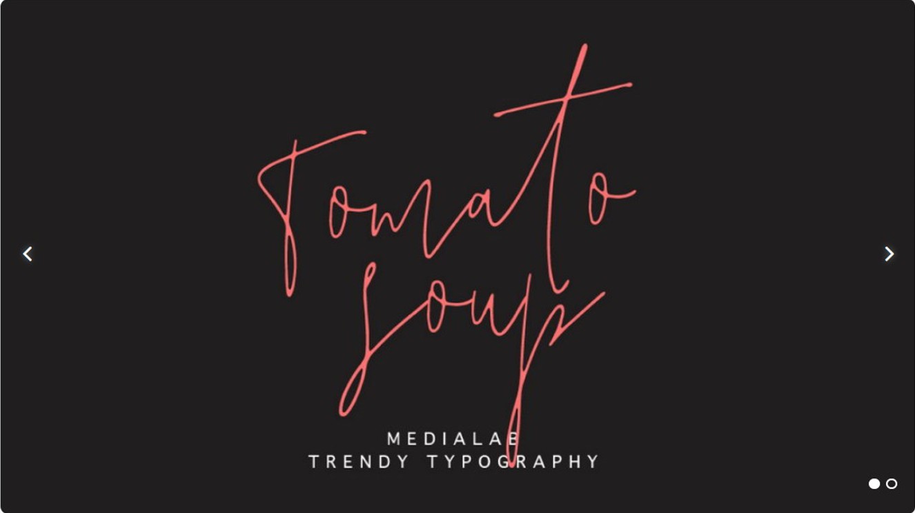 10款纤细优雅的英文手写字体