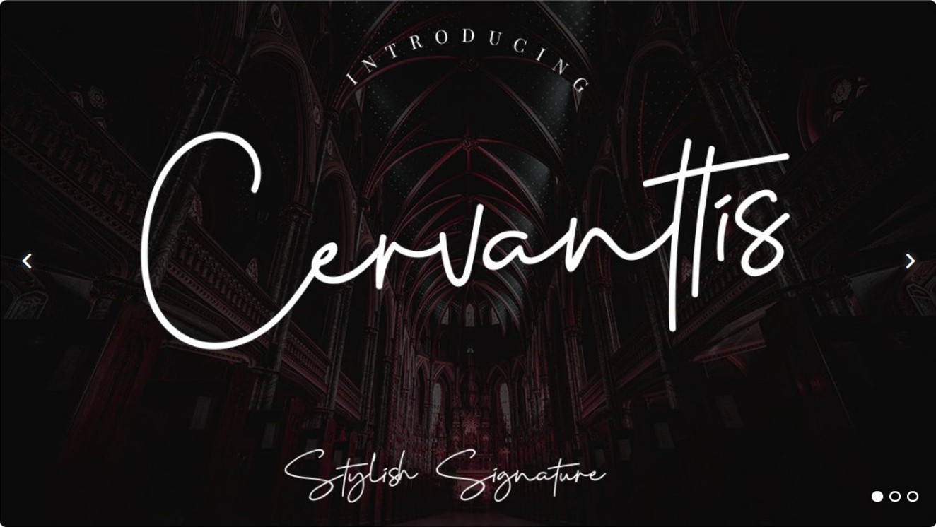 10款纤细优雅的英文手写字体