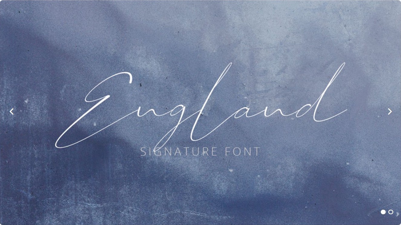 10款纤细优雅的英文手写字体