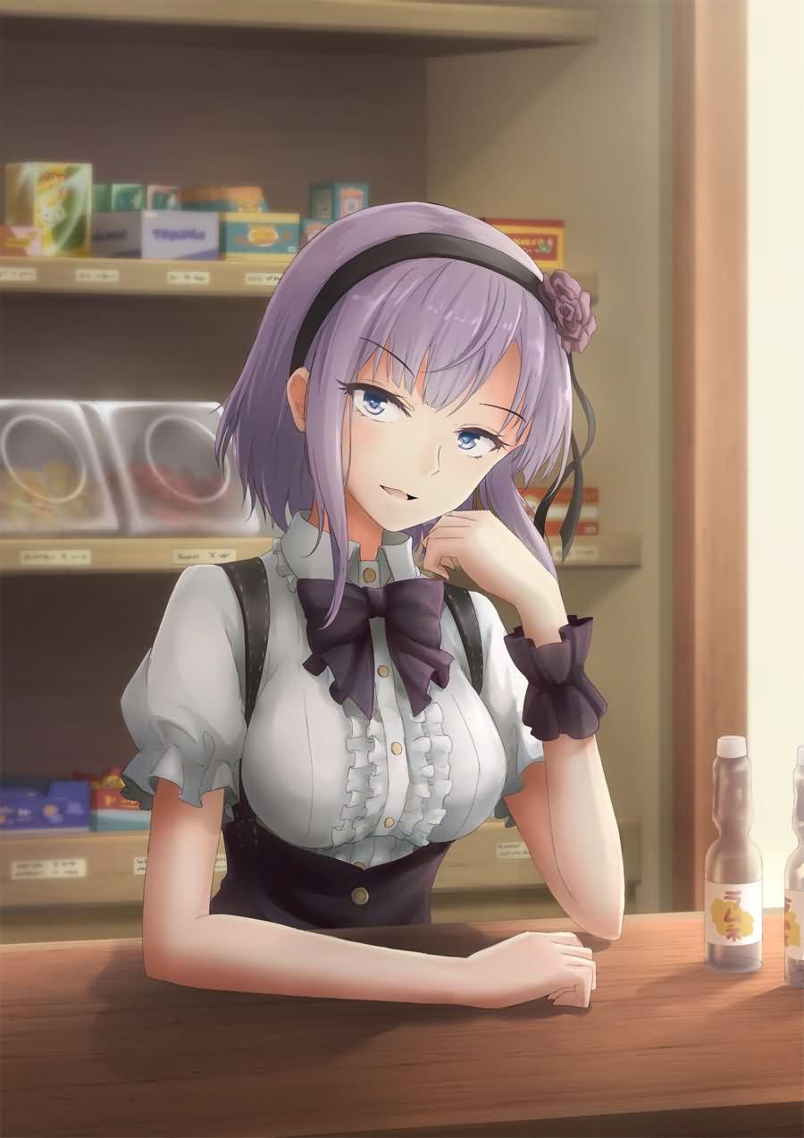 【P站精选】吃货萌妹一般都超“胸”的,粗点心战争《枝垂萤》高清墙纸!-5 【P站精选】吃货萌妹一般都超“胸”的,粗点心战争《枝垂萤》高清墙纸!