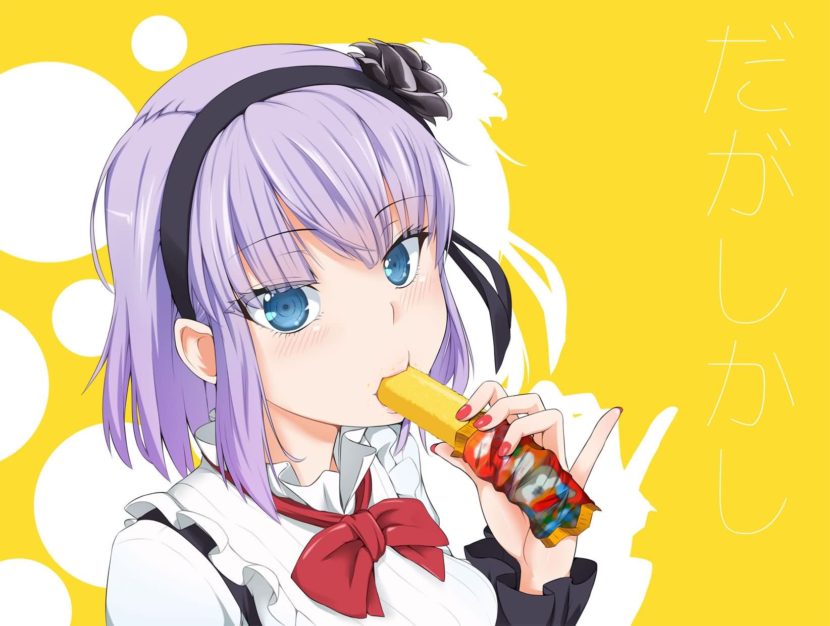 【P站精选】吃货萌妹一般都超“胸”的,粗点心战争《枝垂萤》高清墙纸!-3 【P站精选】吃货萌妹一般都超“胸”的,粗点心战争《枝垂萤》高清墙纸!