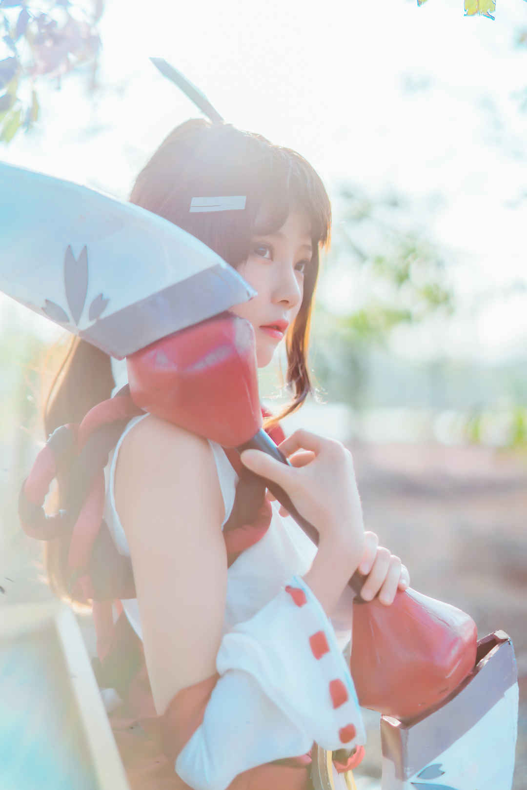 桜桃喵 – 花见巫女 超精美cosplay美图