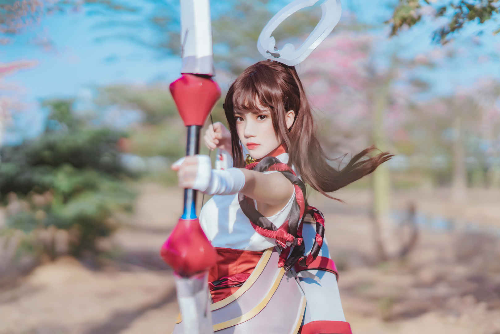 桜桃喵 – 花见巫女 超精美cosplay美图