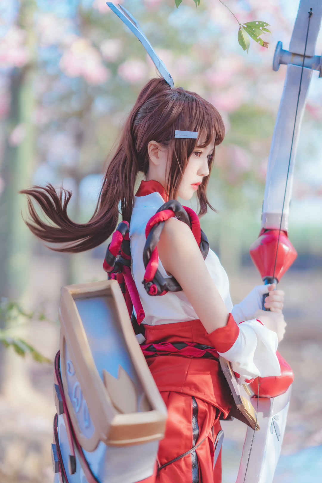 桜桃喵 – 花见巫女 超精美cosplay美图