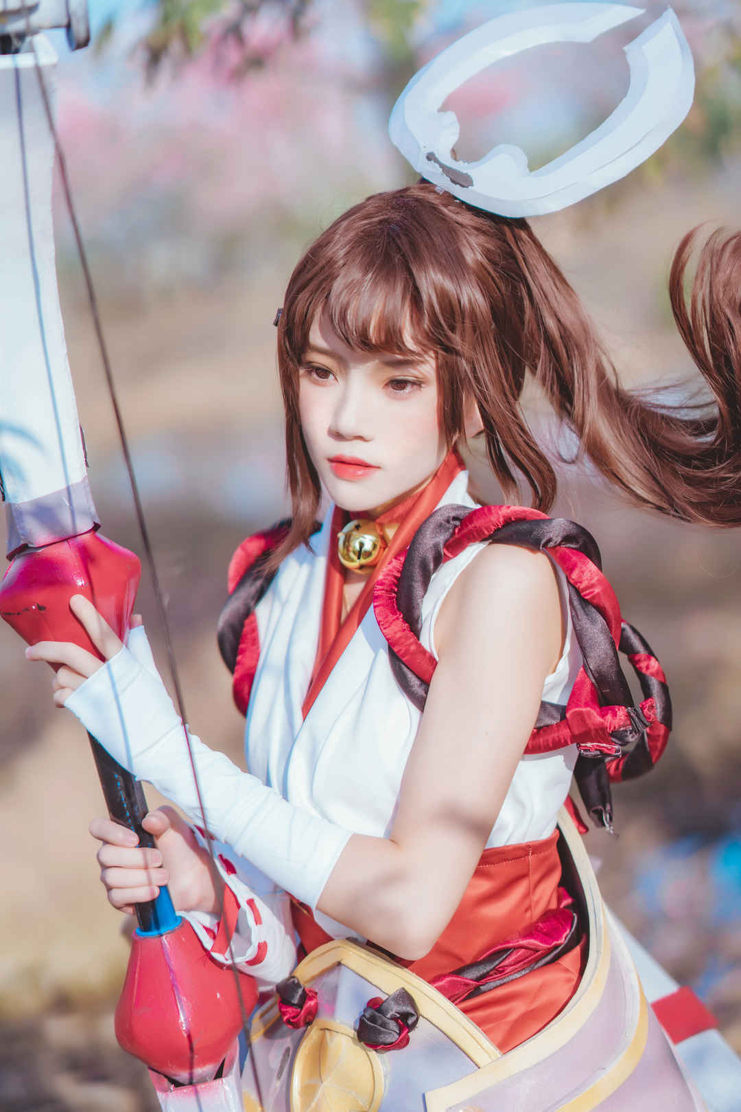 桜桃喵 – 花见巫女 超精美cosplay美图