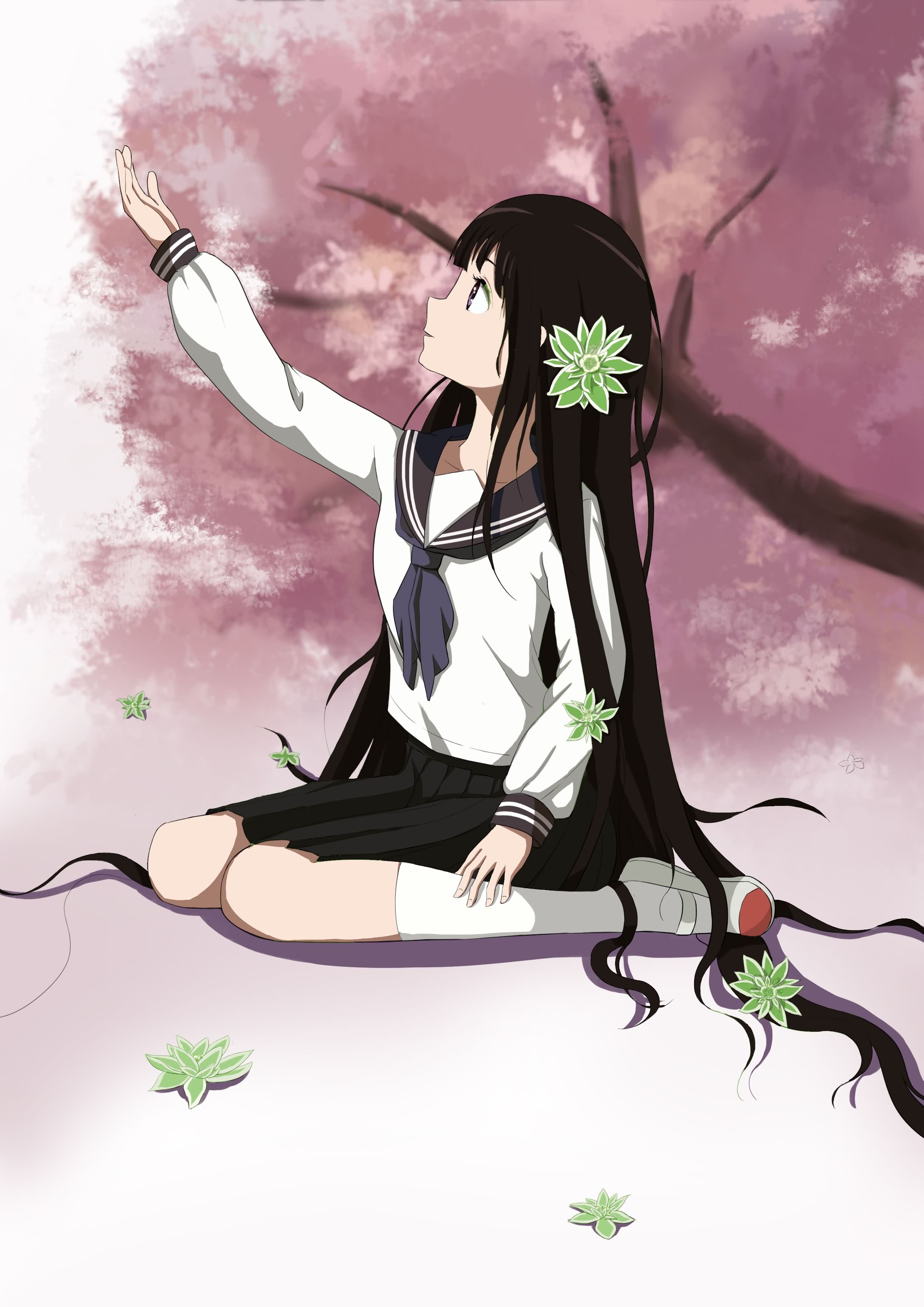 【P站精选】我 对 你 很 好 奇…冰菓《千反田爱瑠》高清墙纸特辑!第5张-皮玩部落 【P站精选】我 对 你 很 好 奇…冰菓《千反田爱瑠》高清墙纸特辑!