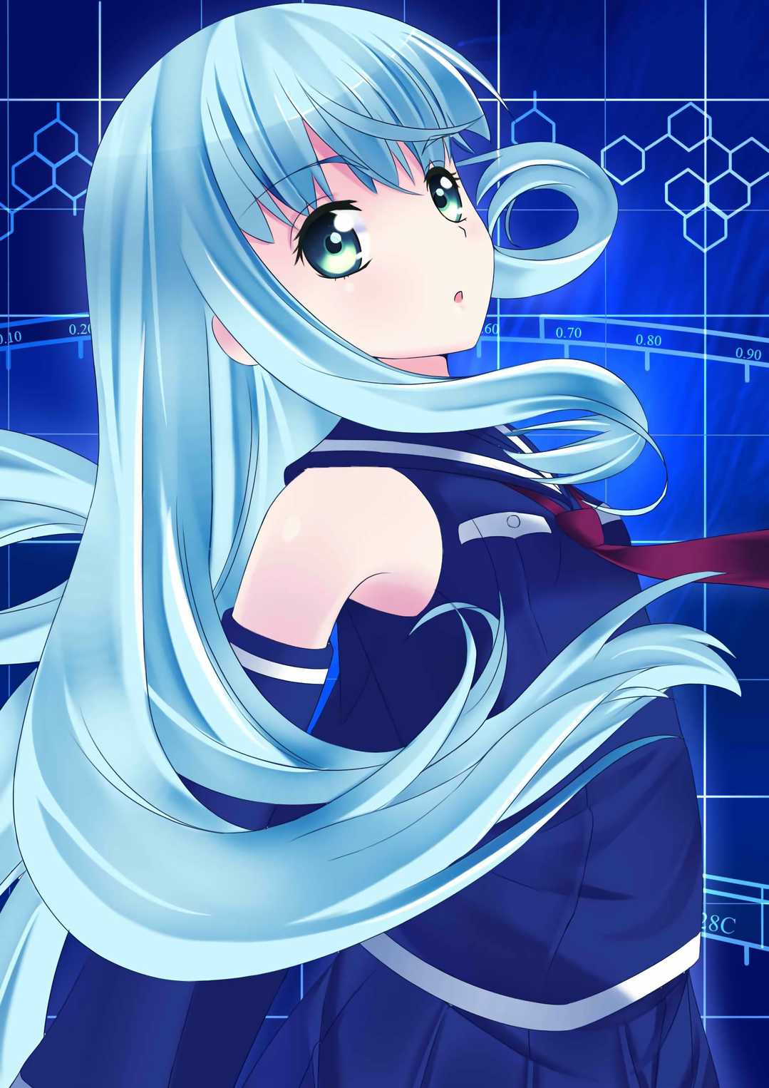 苍蓝钢铁的琶音《伊欧娜/伊401》高清壁纸特辑