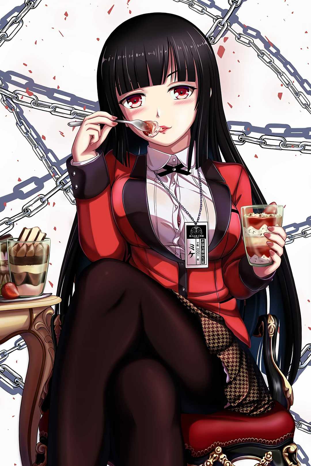 【P站精选】黑长直神秘美少女，狂赌之渊《蛇喰梦子》高清壁纸特辑！