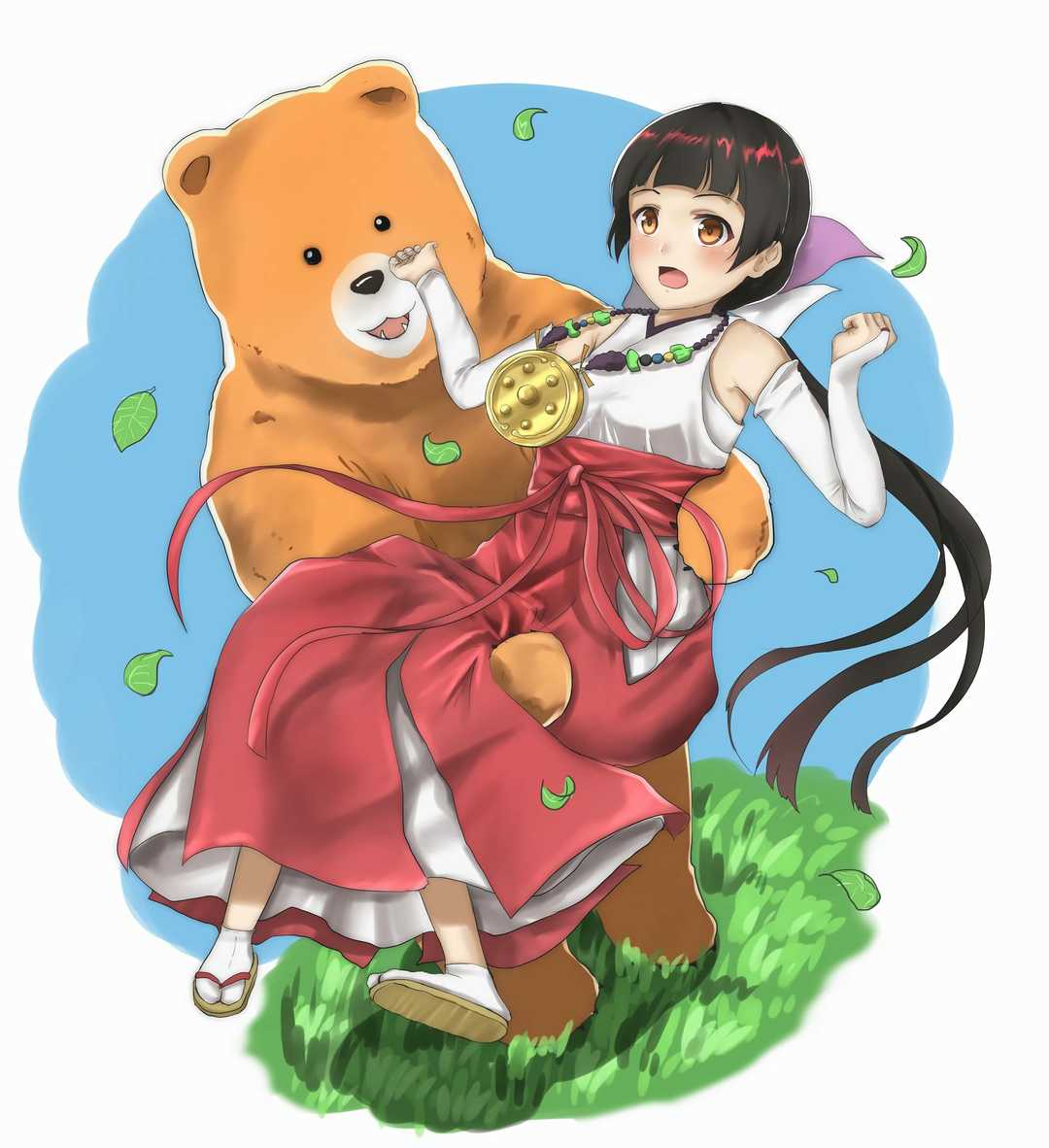 【P站精选】我想成为那头熊…当女孩遇到熊《雨宿町》高清壁纸特辑！