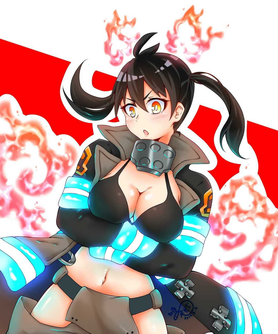 【P站精选】天天送豆腐给你吃…炎炎消防队《环古达》高清壁纸特辑!第6张-皮玩部落 【P站精选】天天送豆腐给你吃…炎炎消防队《环古达》高清壁纸特辑!