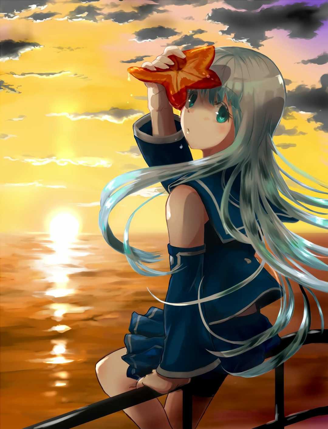 苍蓝钢铁的琶音《伊欧娜/伊401》高清壁纸特辑