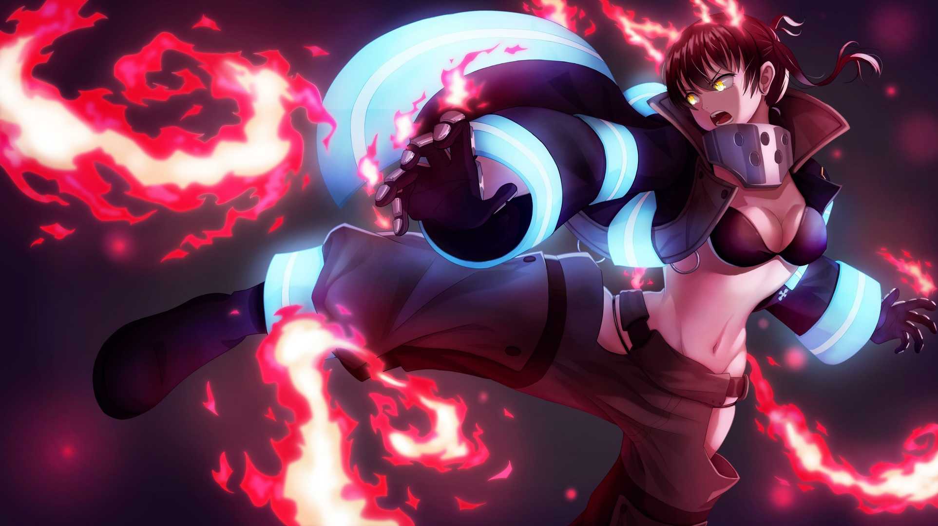 【P站精选】天天送豆腐给你吃…炎炎消防队《环古达》高清壁纸特辑!第7张-皮玩部落 【P站精选】天天送豆腐给你吃…炎炎消防队《环古达》高清壁纸特辑!