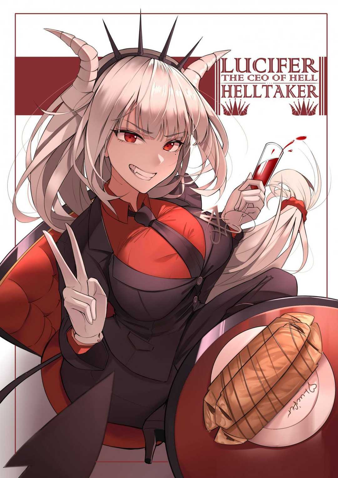 【P站精选】萌萌的美式卡通风格，地狱把妹王《Helltaker》特辑下载