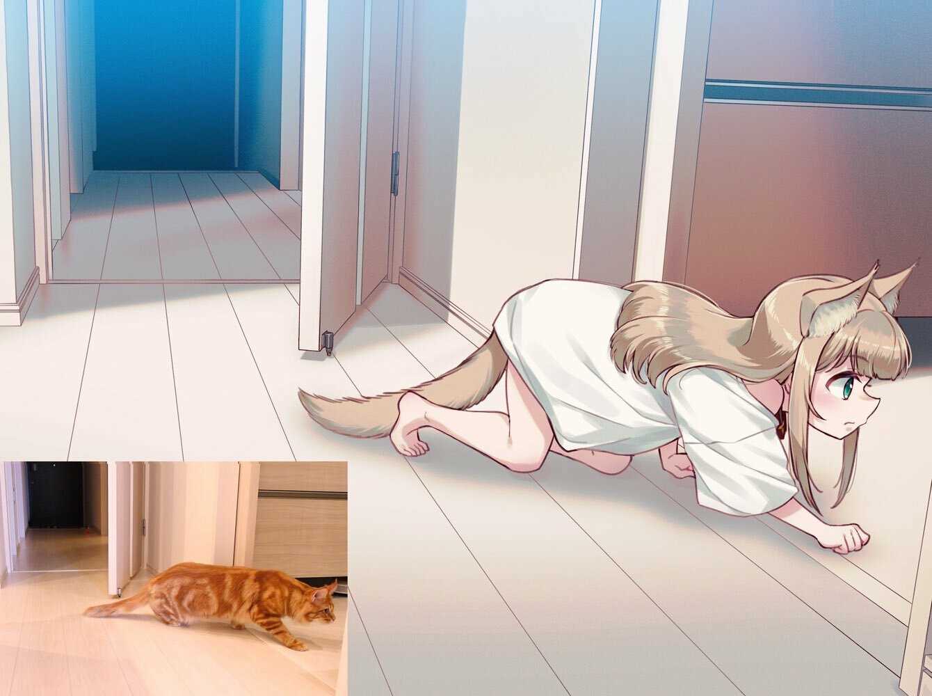 40原老师《将喵星人萝莉化》猫娘就是牠的化身！