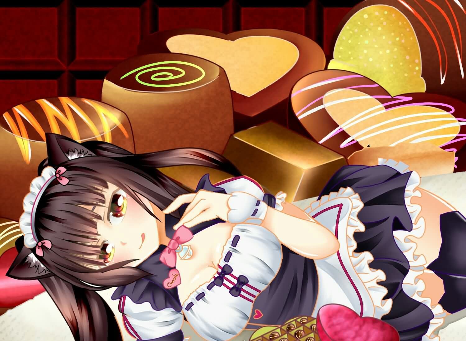 【P站精选】这就是大多数绅士养猫的理由？猫娘乐园《香草与巧克力》高清墙纸特辑！