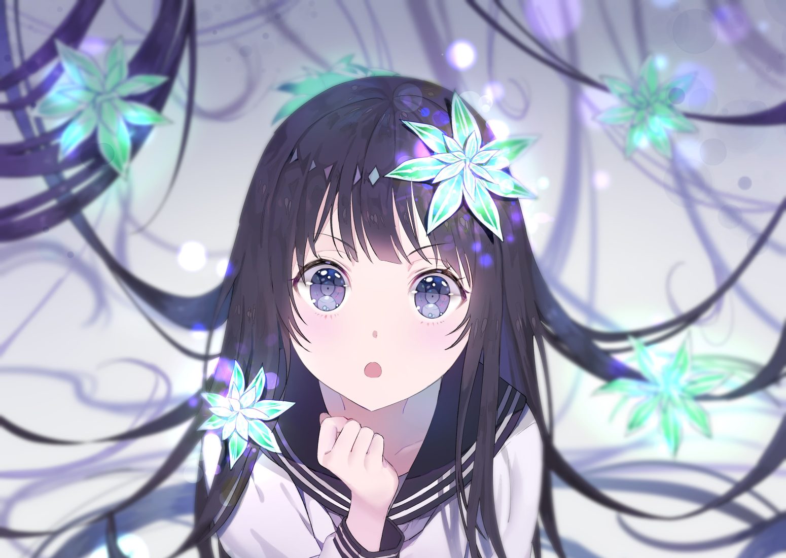 【P站精选】我 对 你 很 好 奇…冰菓《千反田爱瑠》高清墙纸特辑！