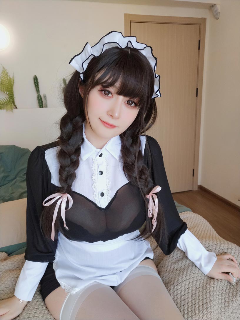 白银81 透明なメイド服第2张-皮玩部落 白银81 透明なメイド服