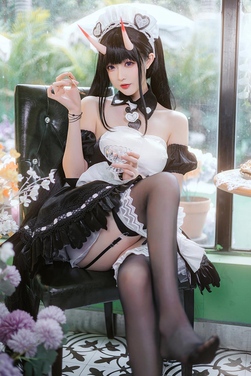 南宫 能代女仆COS第1张-皮玩部落 南宫 能代女仆COS