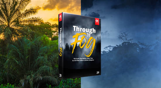 4K视频素材-100个烟雾飘渺流动气氛渲染特效合成动画 BBV29