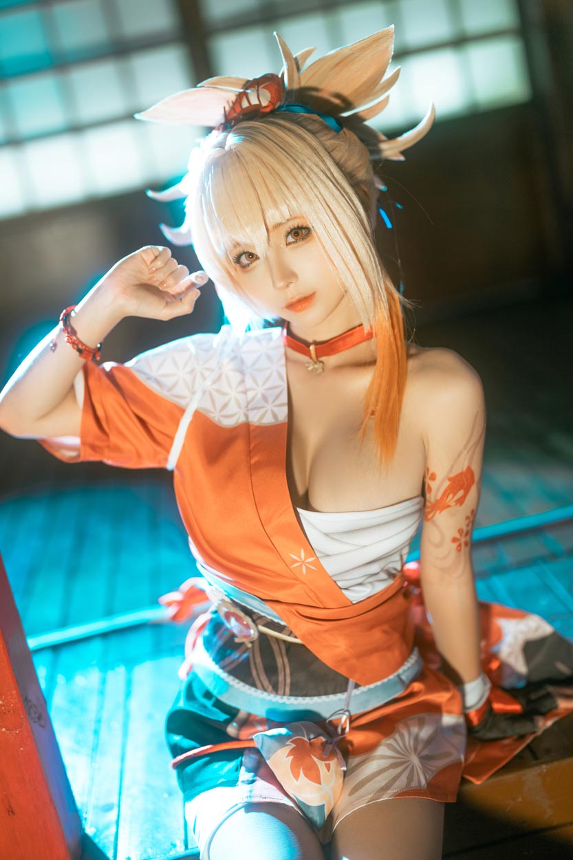 蠢沫沫 原神宵宫COS