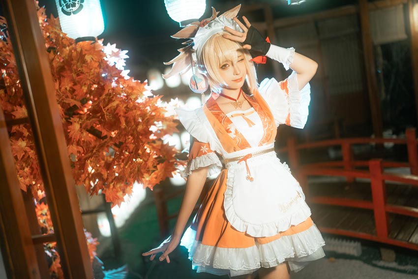 蠢沫沫 原神宵宫COS第1张-皮玩部落 蠢沫沫 原神宵宫COS