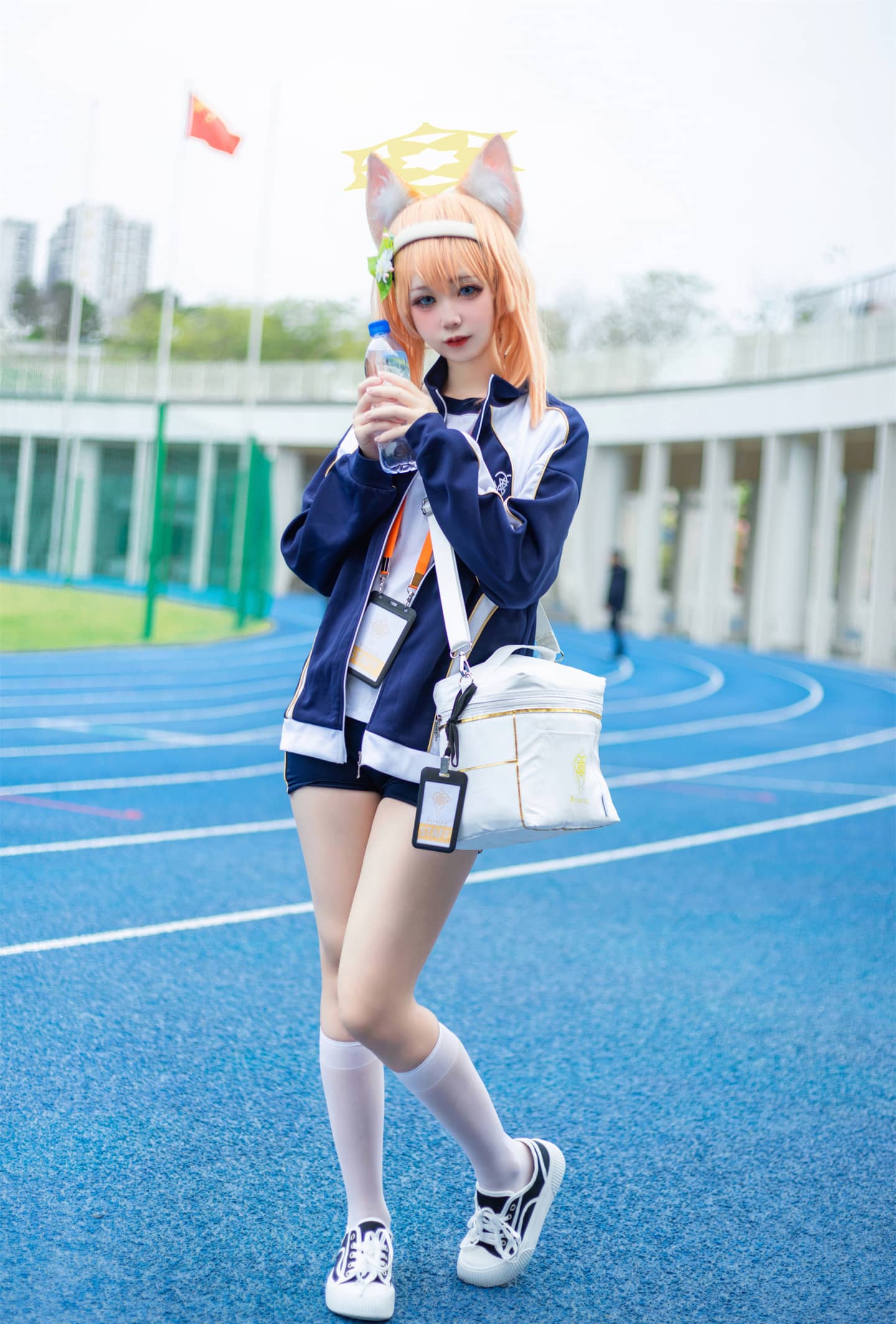 《蔚蓝档案》玛丽体操服cosplay