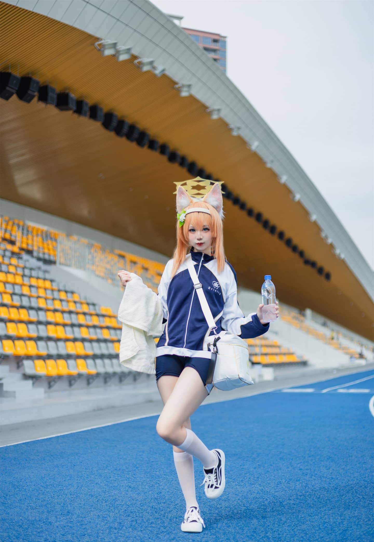 《蔚蓝档案》玛丽体操服cosplay