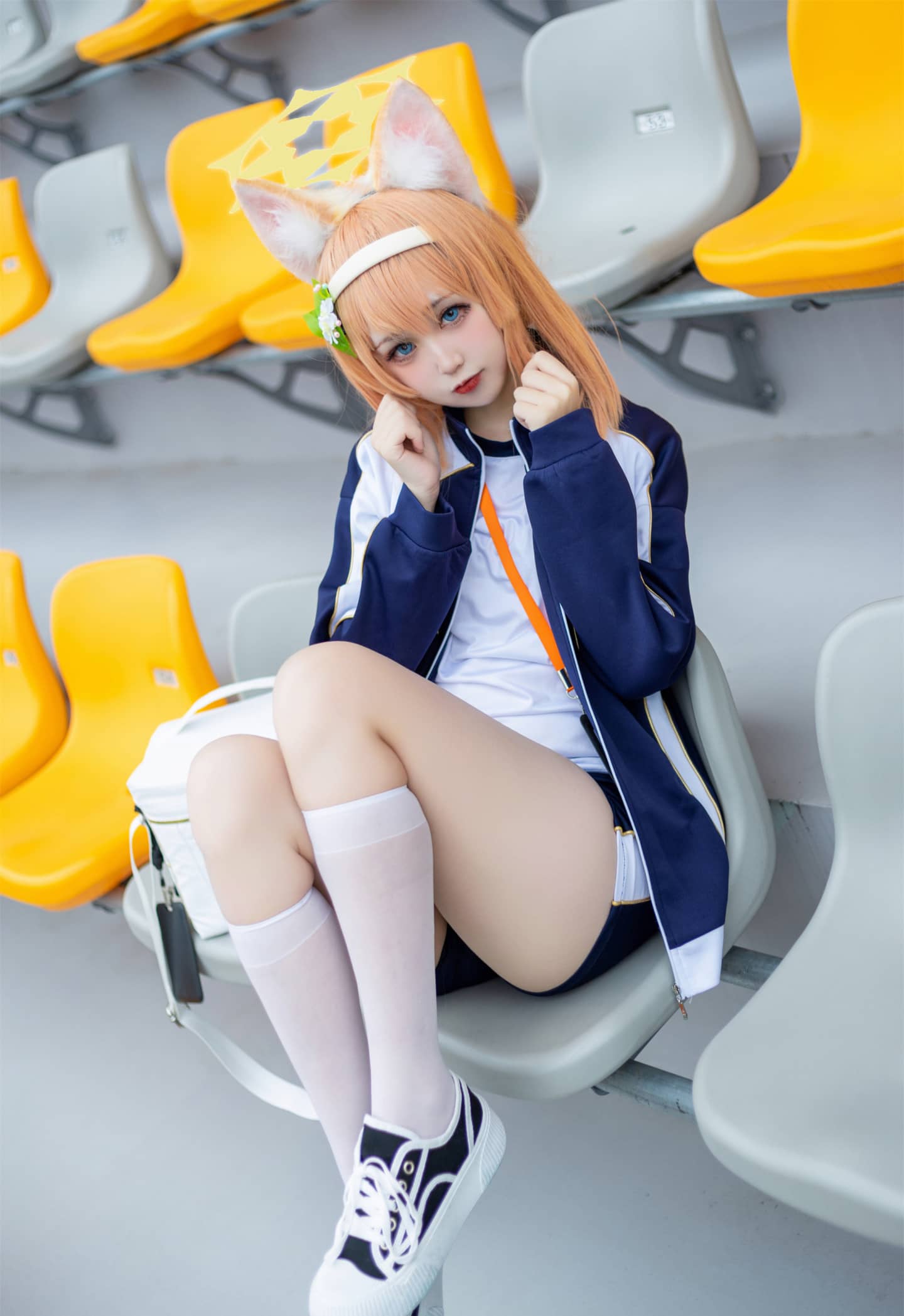 《蔚蓝档案》玛丽体操服cosplay