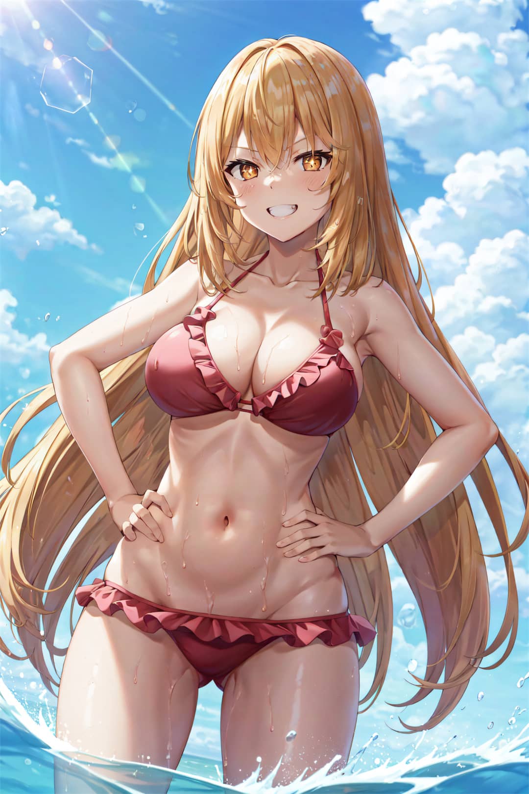 AI绘画 兔女郎 魔法的禁书目录 某科学的超电磁炮