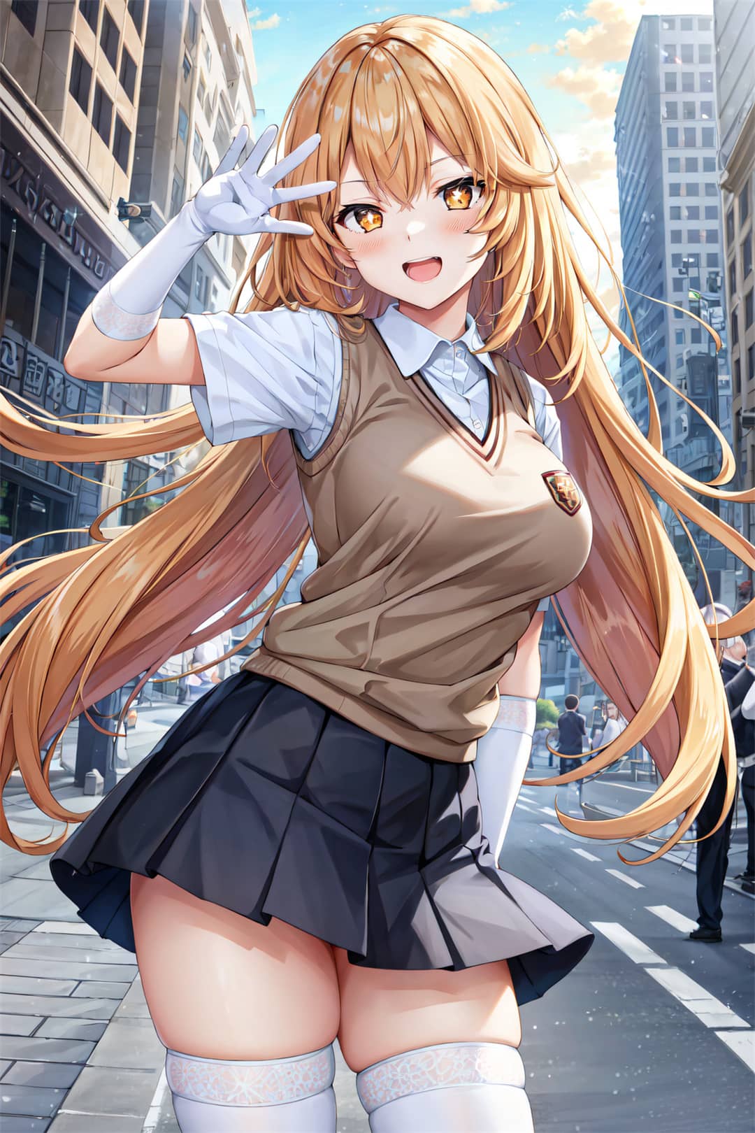 AI绘画 兔女郎 魔法的禁书目录 某科学的超电磁炮