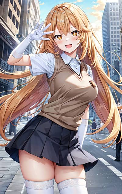 AI绘画 兔女郎 魔法的禁书目录 某科学的超电磁炮