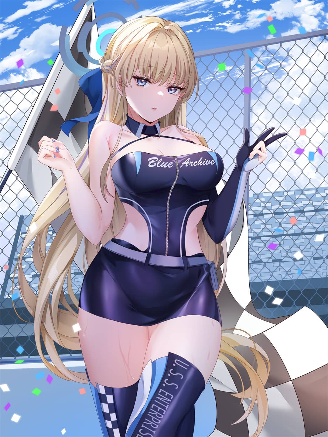 碧蓝档案 飞鸟马时 赛车女郎