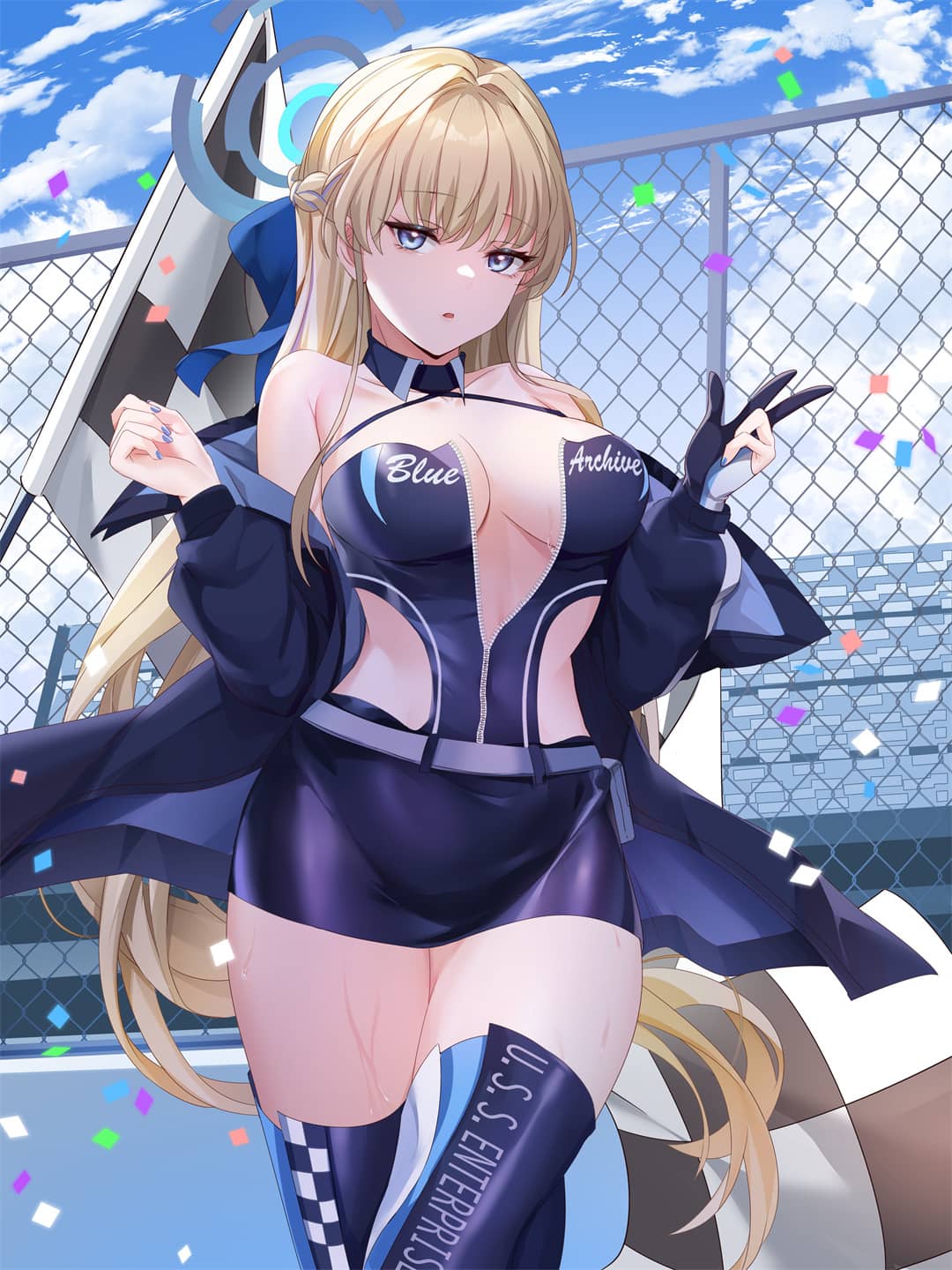 碧蓝档案 飞鸟马时 赛车女郎