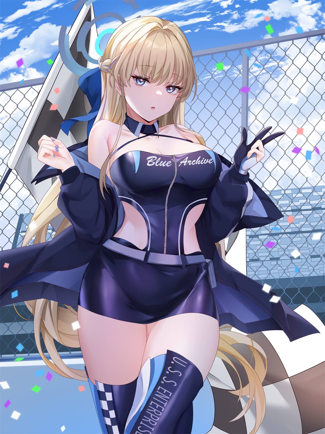 碧蓝档案 飞鸟马时 赛车女郎