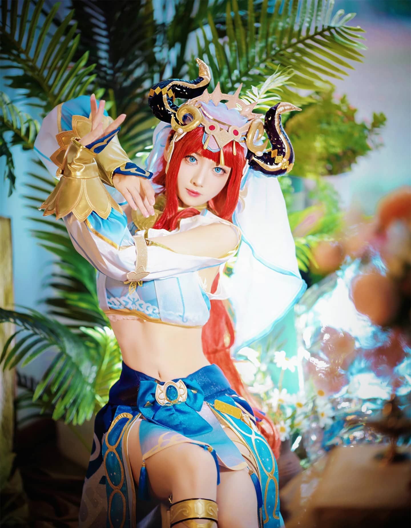 妮露cosplay《原神》