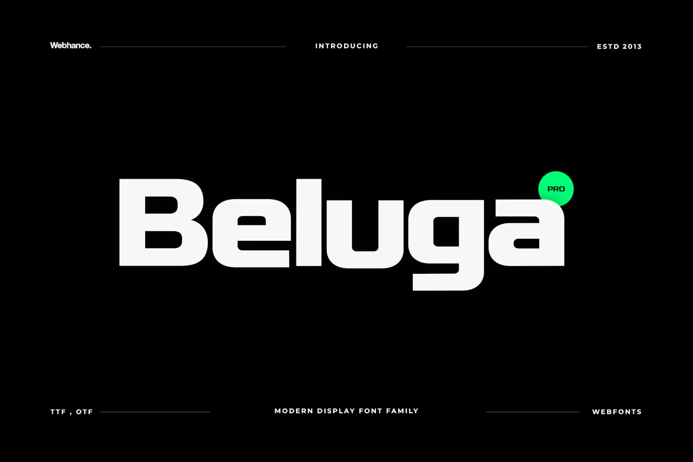 时尚简约的设计无衬线英文字体 Beluga – Modern Sans-Serif Font family