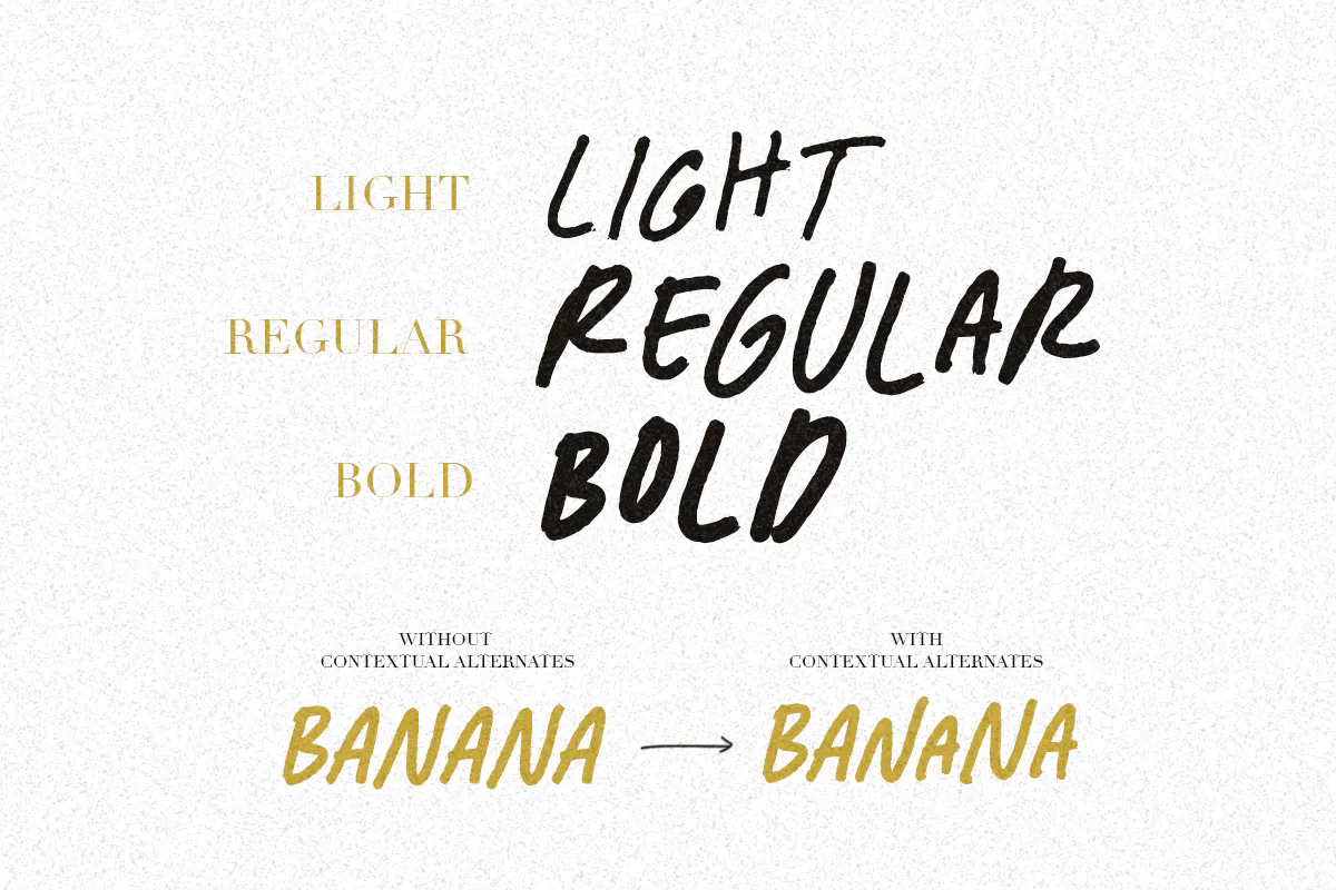 自然流畅的有机手写字体 - Quick Writers