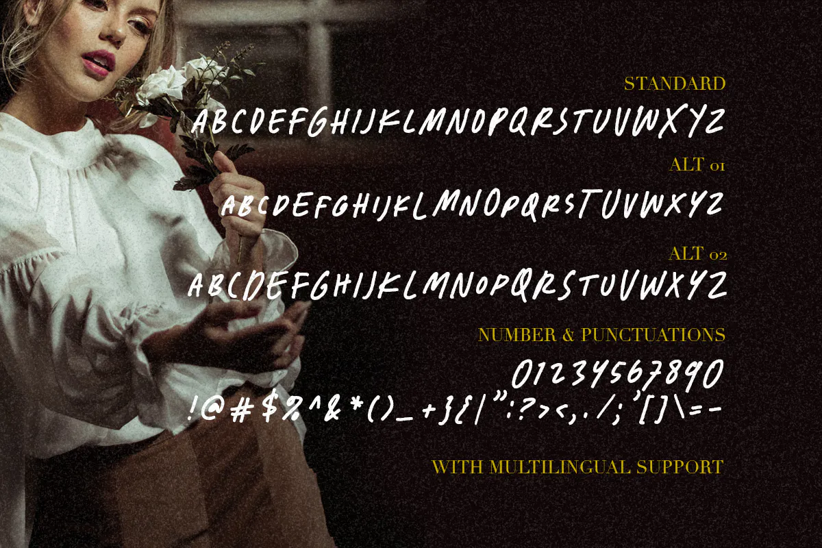 自然流畅的有机手写字体 - Quick Writers