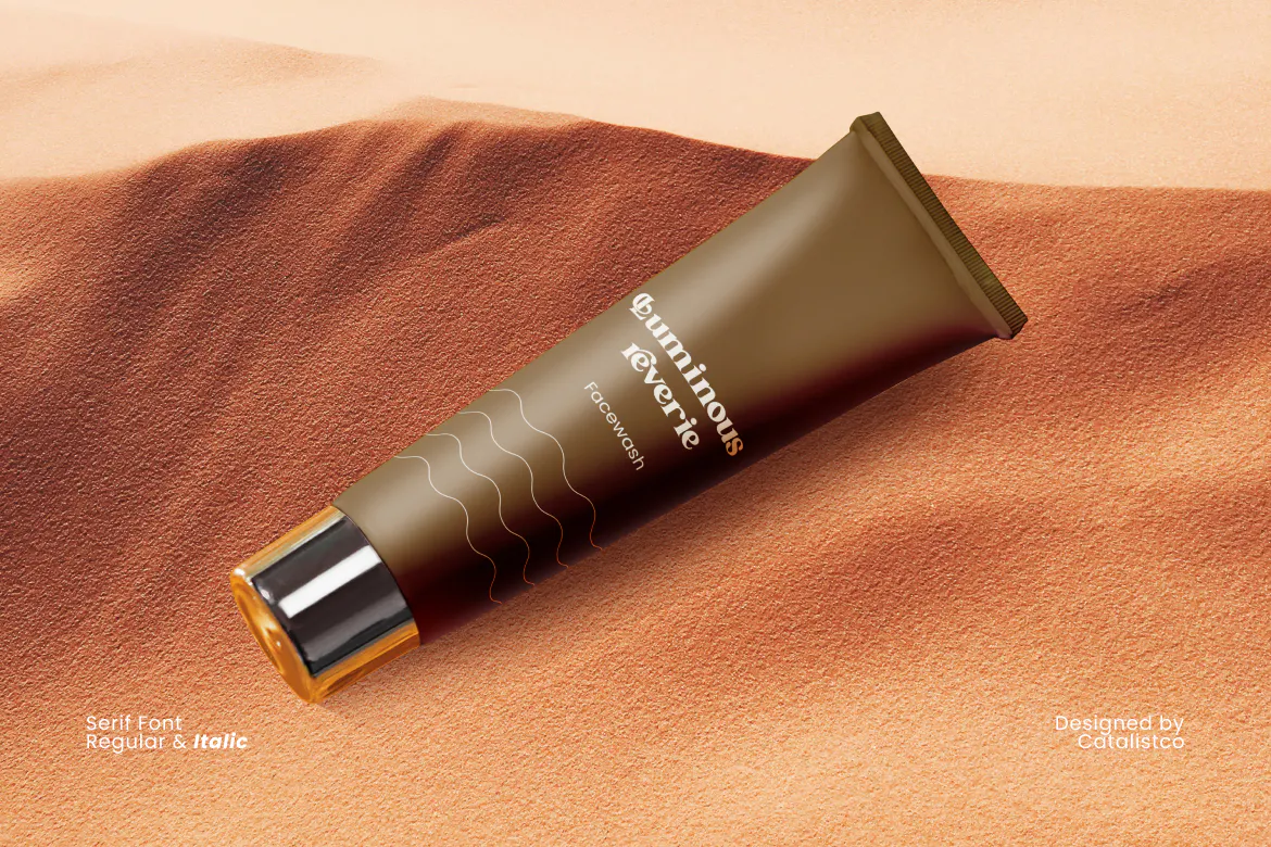 一款非常适合用制作报价文本、徽标的英文字体 Qustigue Serif Font