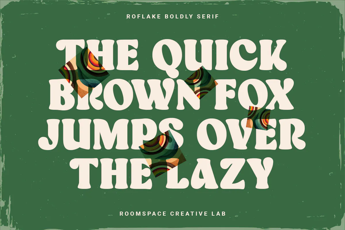 经典复古衬线风格的完美英文字体 - Roflake Boldly Vintage Style Font-8 经典复古衬线风格的完美英文字体 - Roflake Boldly Vintage Style Font