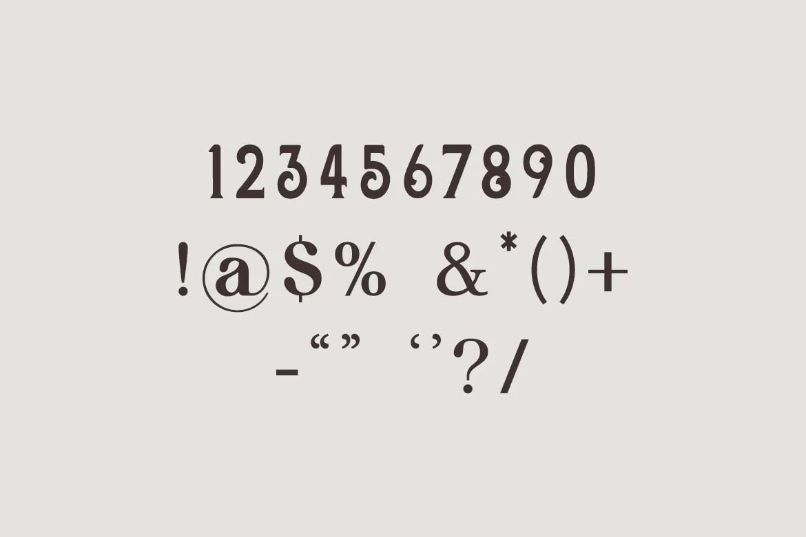 优雅现代复古衬线字体 Gastronomy Modern Vintage Serif Font