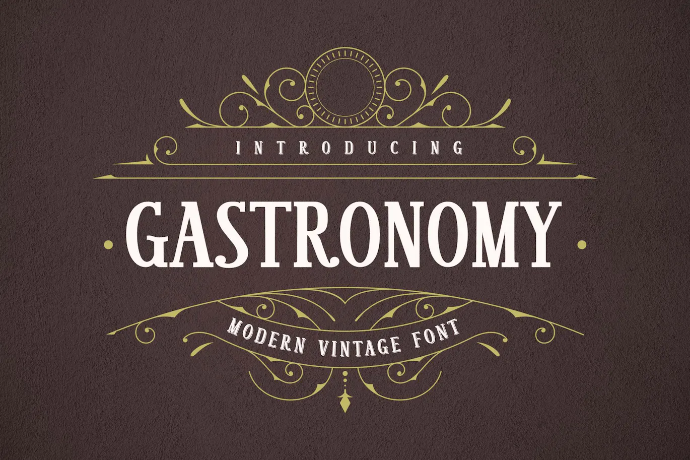 优雅现代复古衬线字体 Gastronomy Modern Vintage Serif Font
