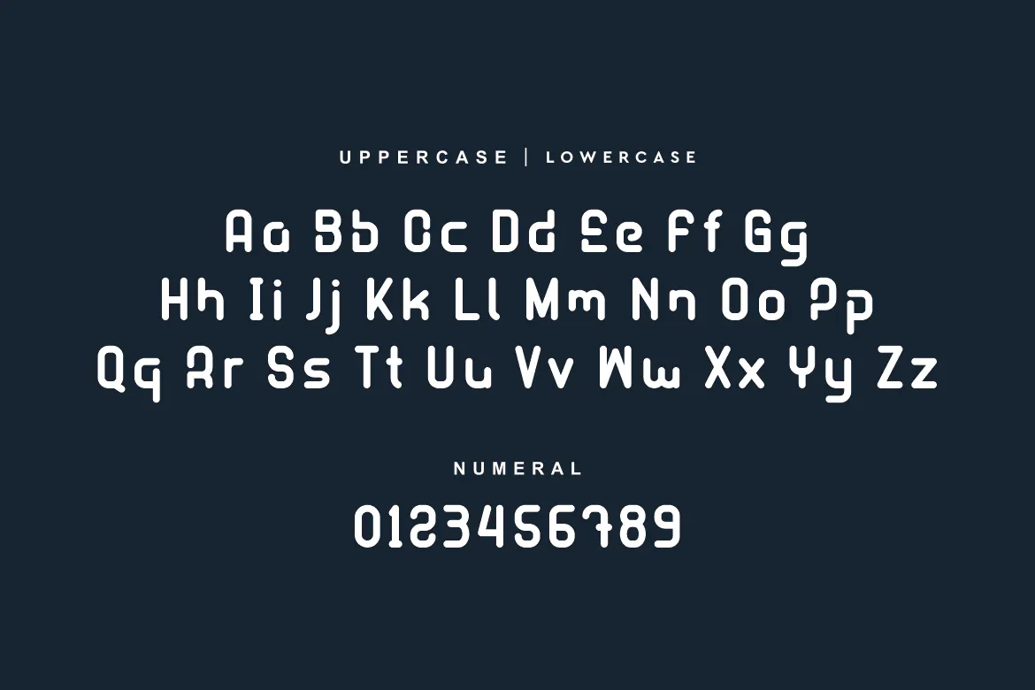 时尚品牌设计无衬线徽标字体 Ubiglan - Sans Modern Logo Font