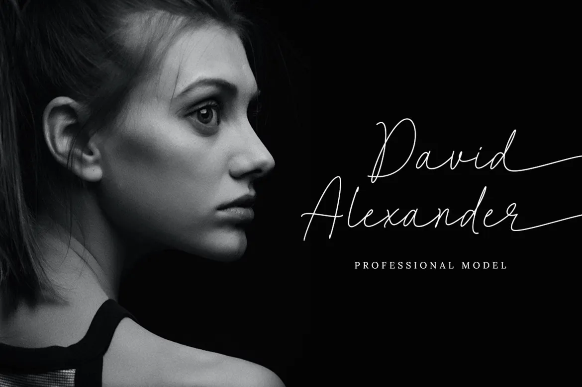 现代优雅豪华感手写签名英文字体 Fashionista - A Connected Script-1 现代优雅豪华感手写签名英文字体 Fashionista - A Connected Script