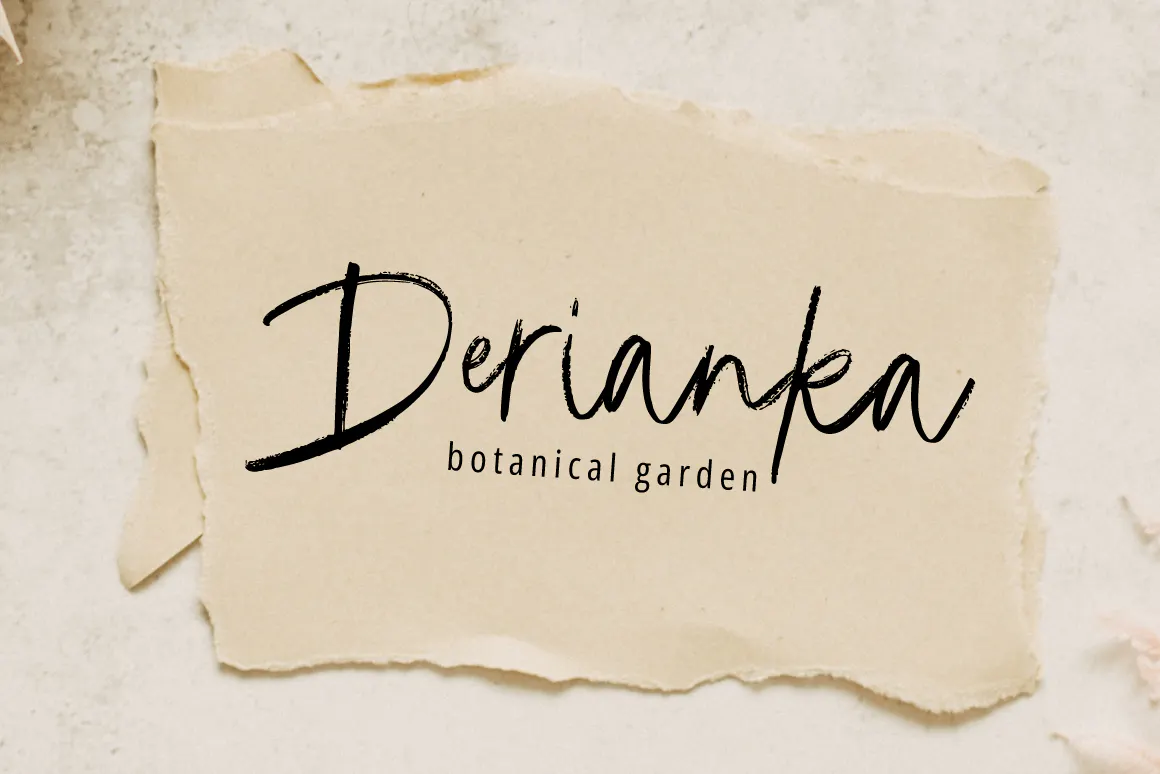 漂亮的英文手写签名字体 Emoray - Signature Brush