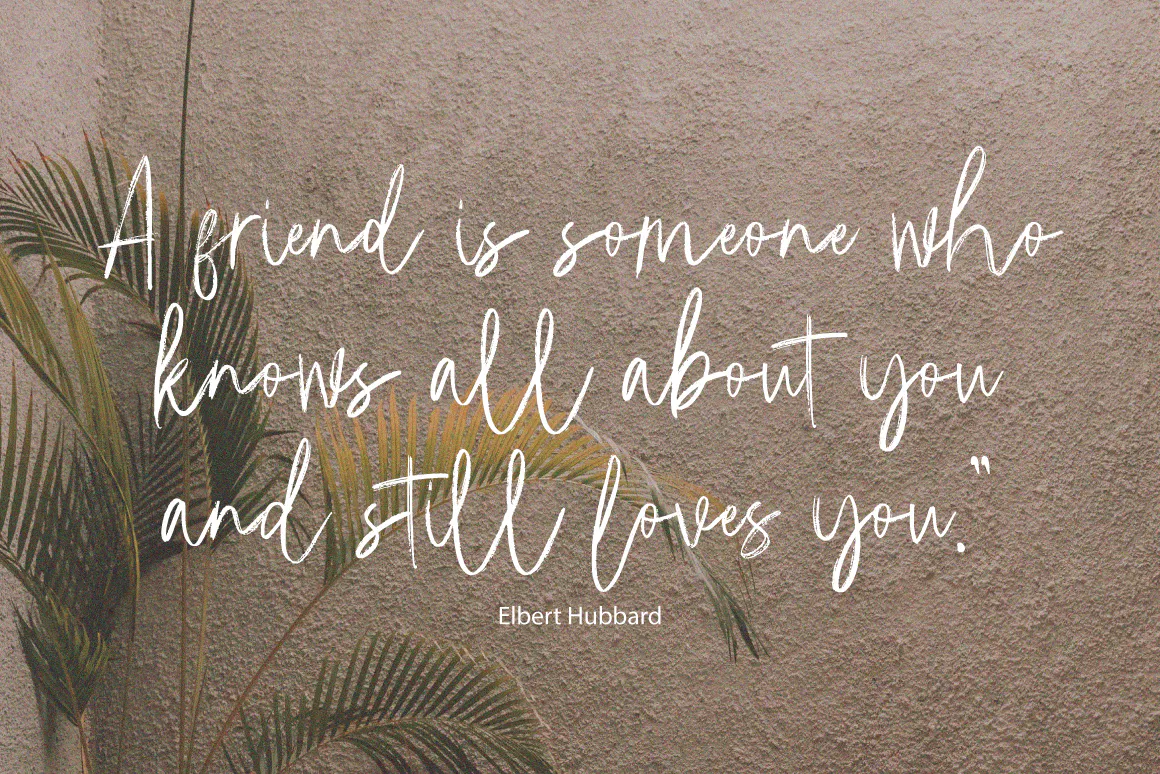 漂亮的英文手写签名字体 Emoray - Signature Brush