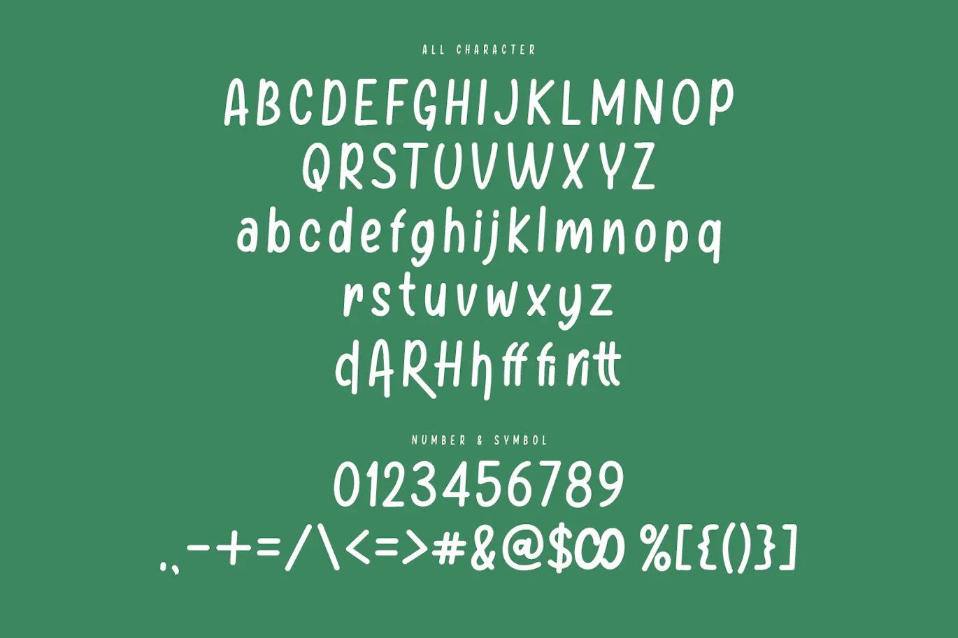 创意卡通风格衬线英文字体 - Rousrib Font-5 创意卡通风格衬线英文字体 - Rousrib Font