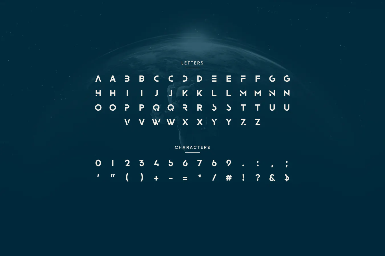 优雅未来主义的英文装饰字体 - Preospe-2 优雅未来主义的英文装饰字体 - Preospe